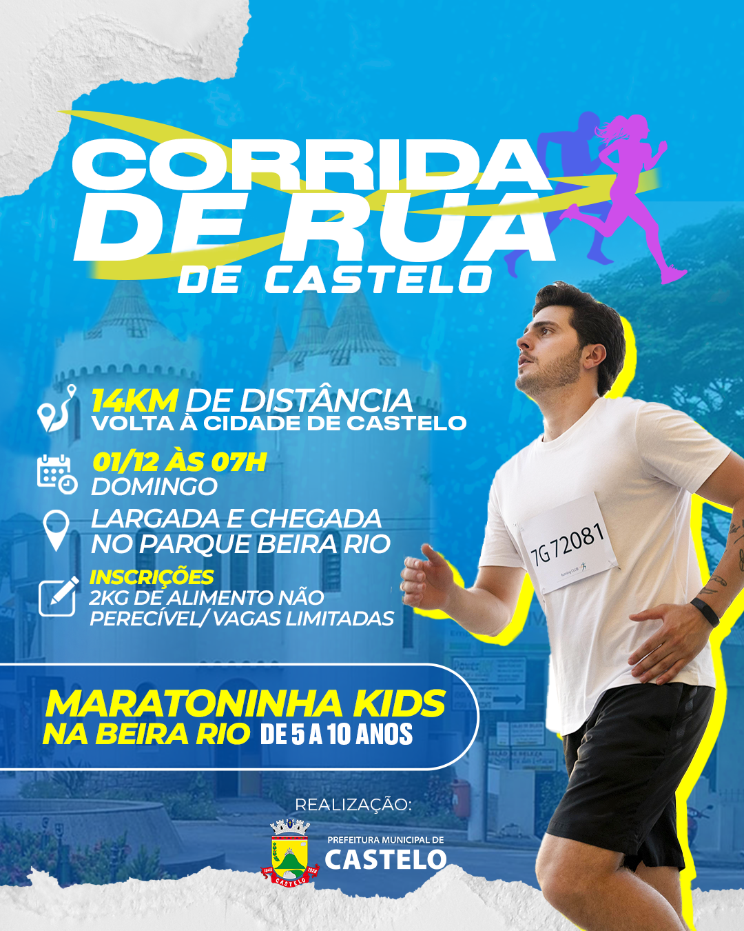 Inscrições Abertas para a ‘Corrida de Rua de Castelo’,