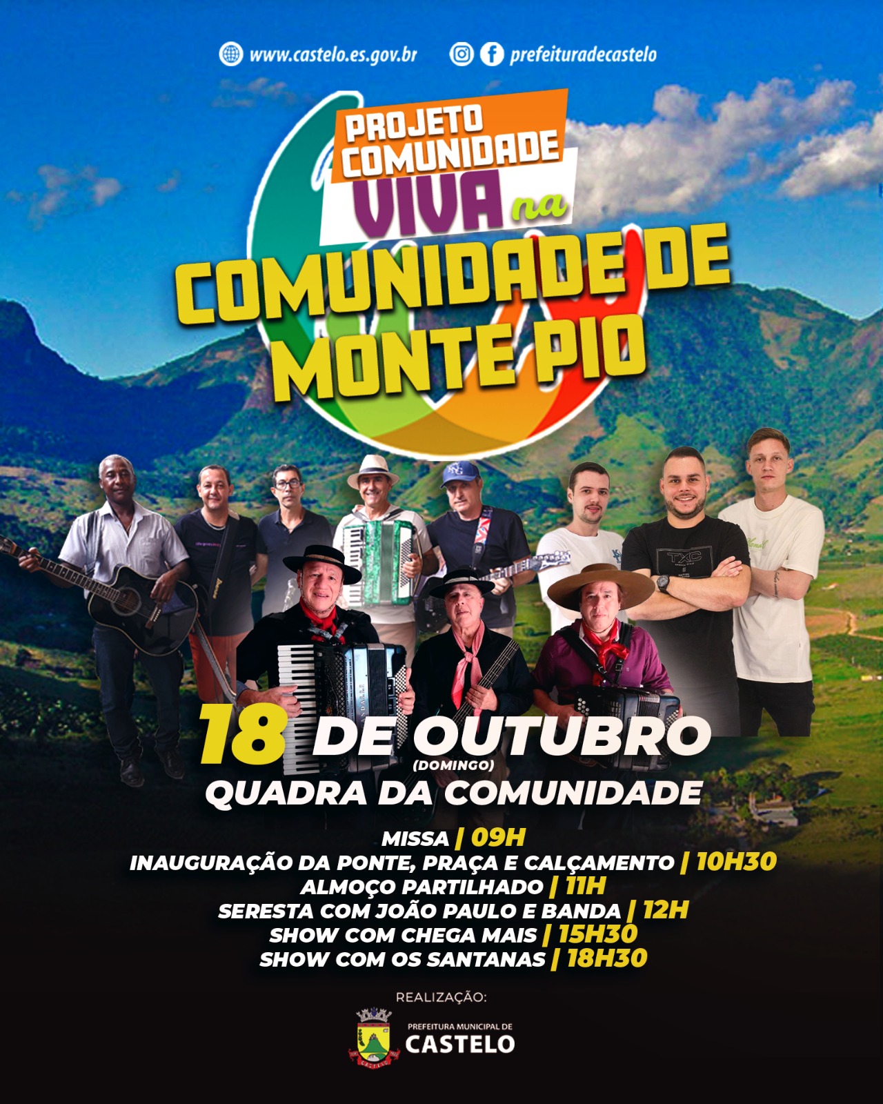 Festa de Monte Pio: venha celebrar com a gente!